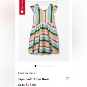 Hanna Andersson Super Soft Skater Dress, size 8